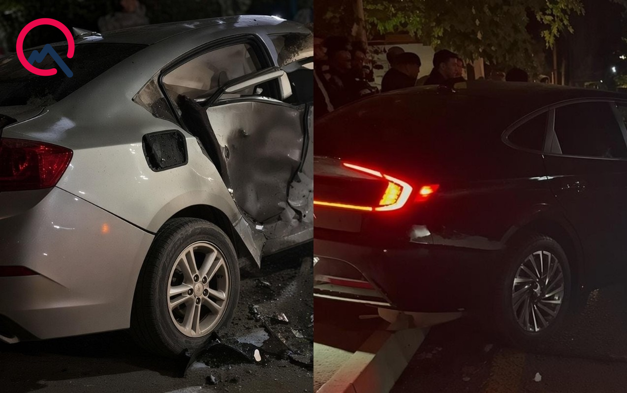 Mingəçevirdə maşınlar toqquşdu