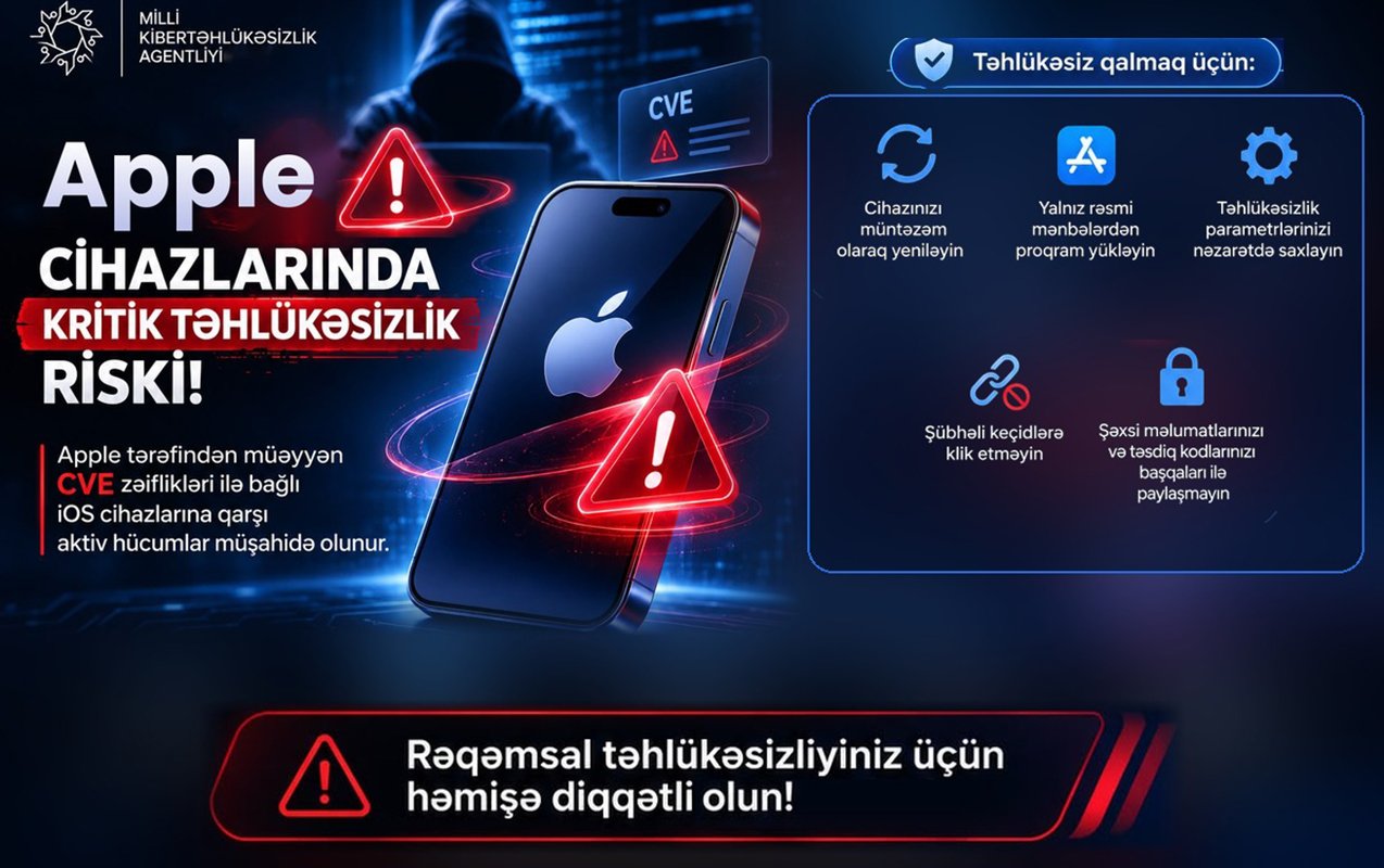 “Apple” istifadəçilərinin hesabları kütləvi şəkildə ələ keçirilir