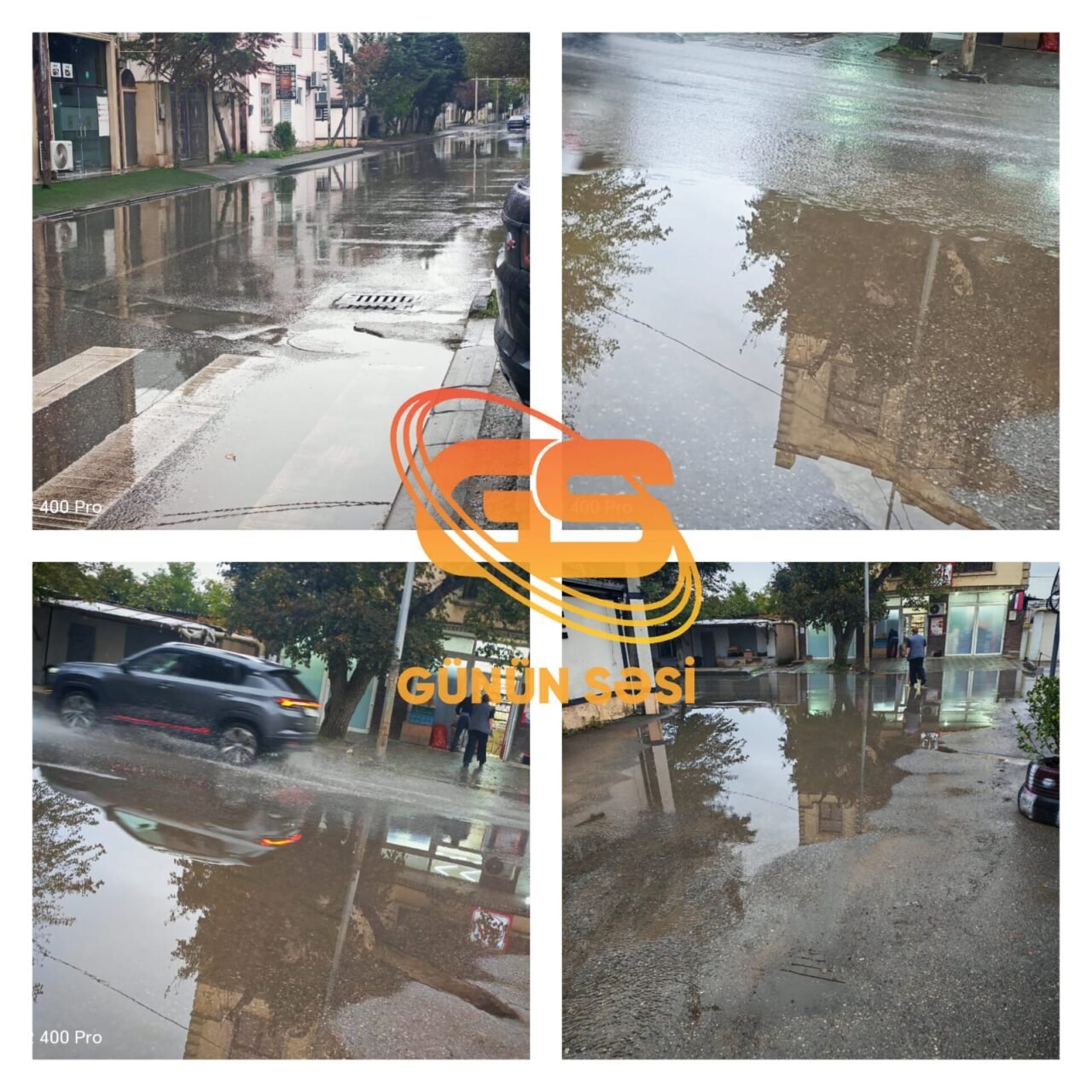 Biləcərinin küçələri günlərlə su altında qalır