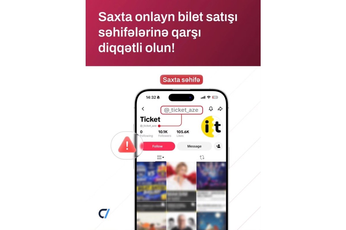 Saxta bilet satışı ilə bağlı vətəndaşlara xəbərdarlıq edildi