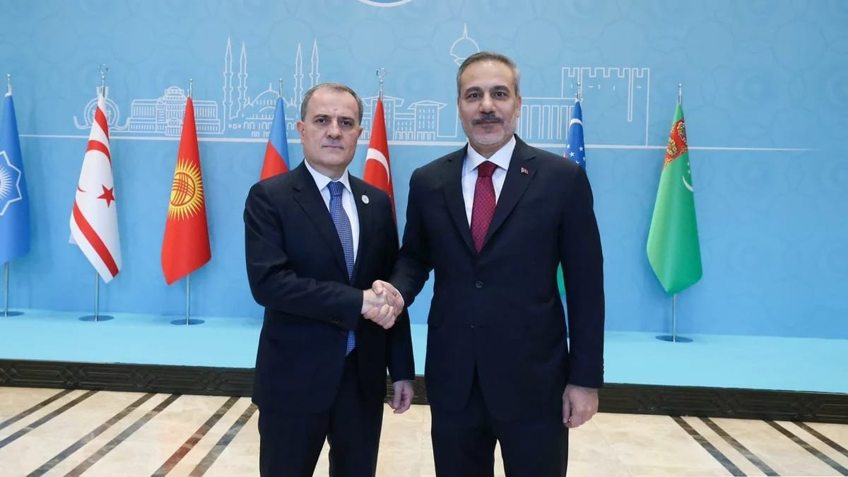 Ceyhun Bayramov Ankarada Hakan Fidanla görüşüb