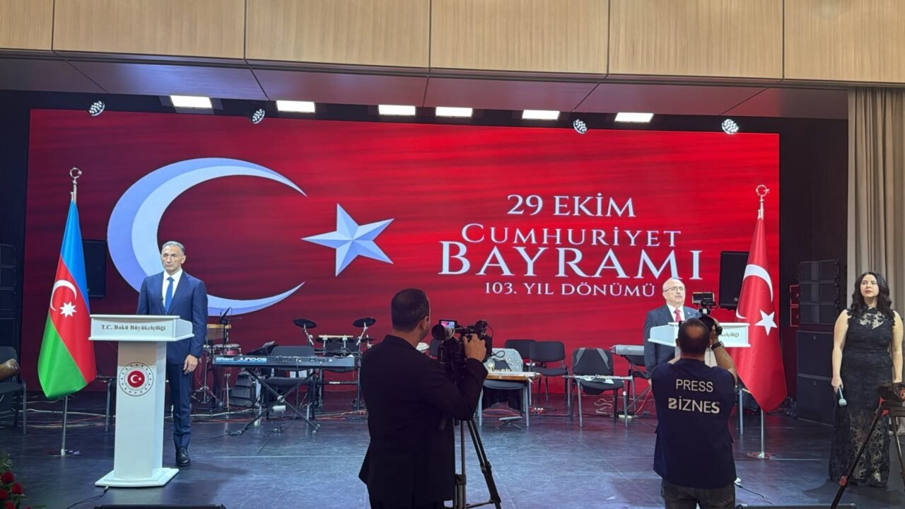 Türkiyənin Bakıda Cümhuriyyət bayramında Azərbaycanı bu nazir təmsil edib