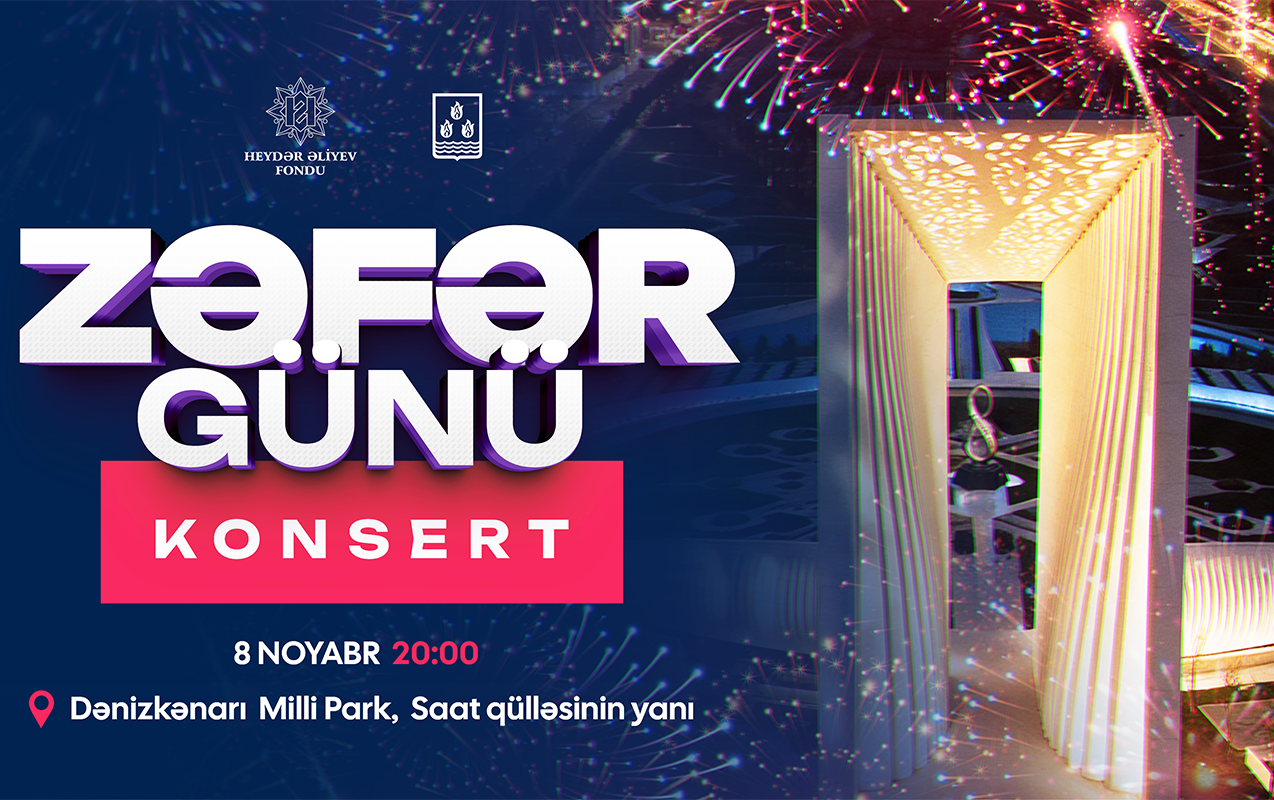 Zəfər Günü bulvarda konsert olacaq