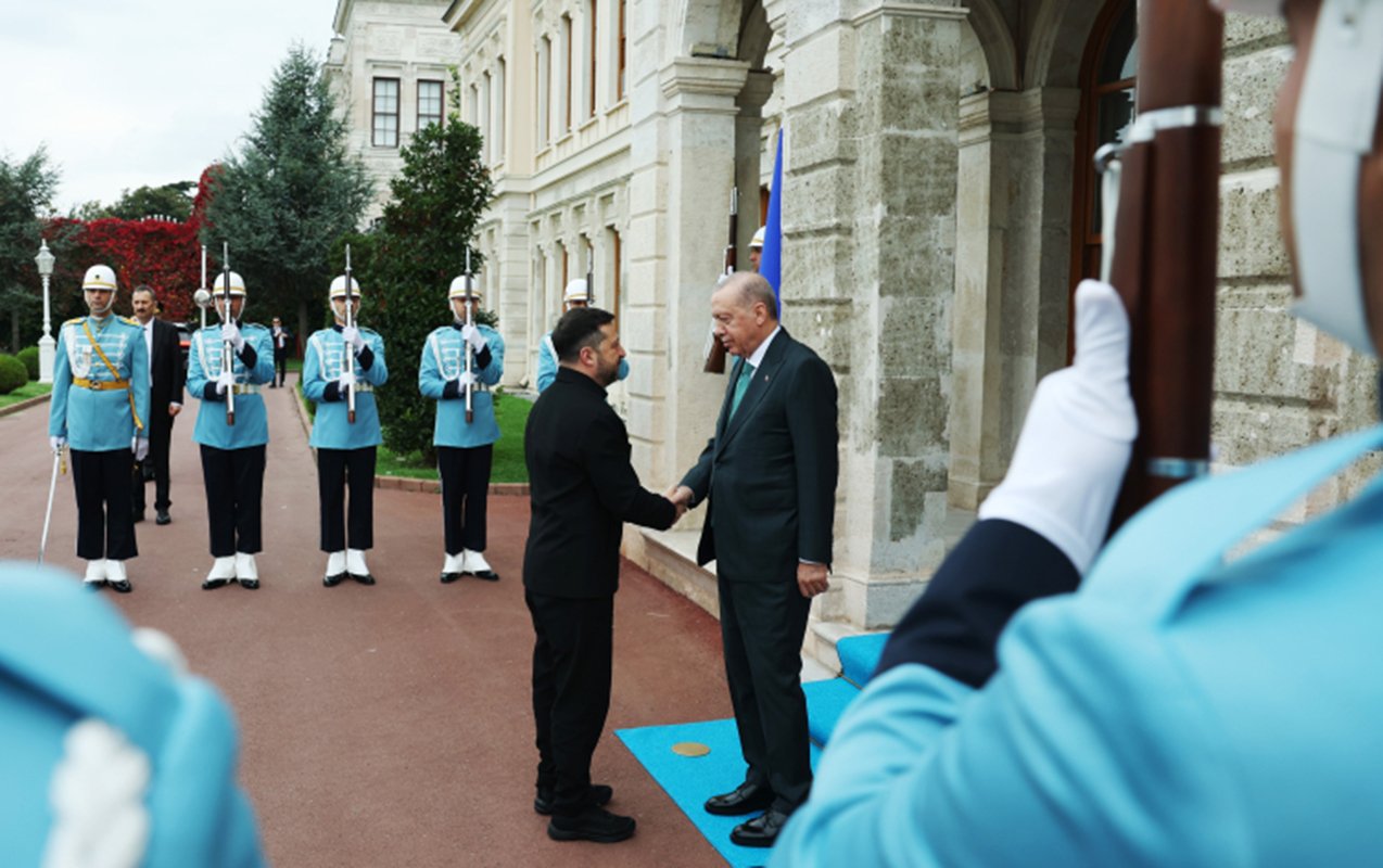Ərdoğan Zelenskini qəbul etdi